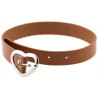 Joy Jewels Ras de cou Heart Attach Marron